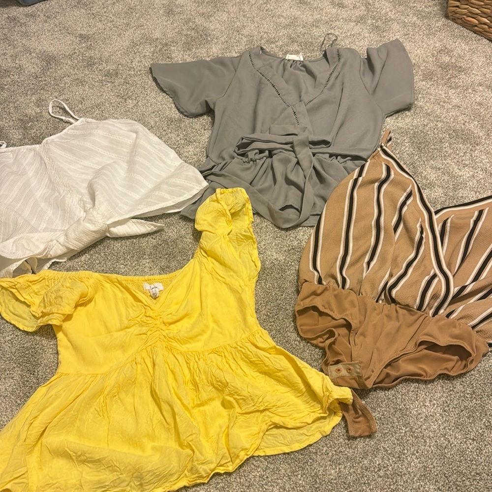 Bundle of 4 Summer Blouses
